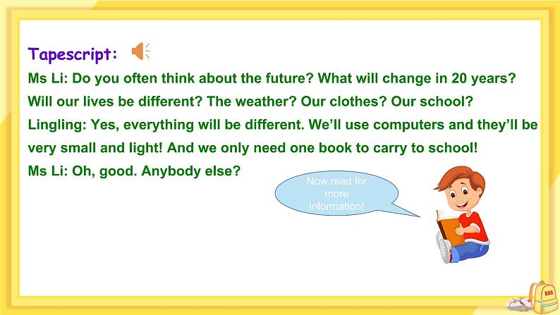 Module 4 Unit 1 Everyone will study at home（课件PPT+教案+练习）08