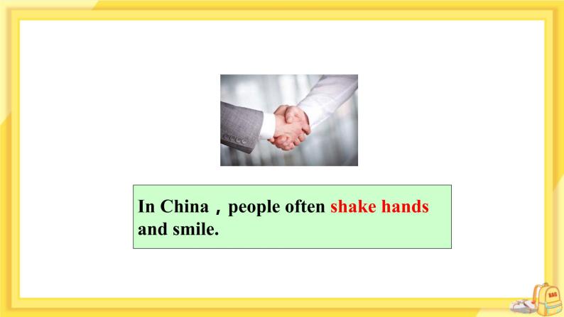 Module 11 Unit 2 Here are some ways to welcom them（课件PPT+教案+练习）08