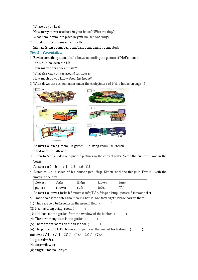 Unit 1  Dream homes Integrated skills＆Study skills（课件PPT+教案+练习）02