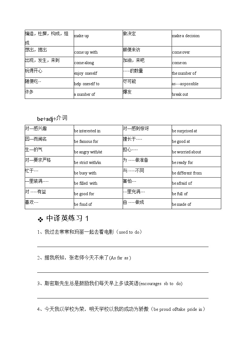 2023中考动词类高频考点专题冲刺（含答案）第2页