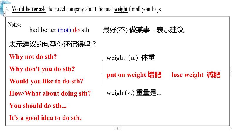 外研版八下 M7考点复习课件PPT07