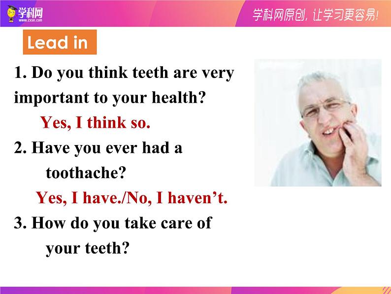 Lesson 2 A visit to the Dentist（课件）-（冀教版）02