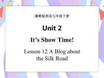 冀教版七年级下册Unit 2 It's Show Time!Lesson 12  A Blog about the Silk Road精品ppt课件