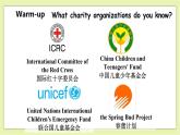 Unit 1 Helping those in need Period 4 More Practice & Culture Corner課件+導學案+教學設計