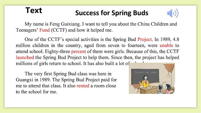Unit 1 Helping those in need Period 4 More Practice & Culture Corner课件+导学案+教学设计08
