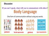 Unit 2 Body language Period 1 Reading I 课件+导学案+教学设计