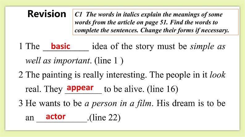 Unit 4 Cartoons and comic strips Period 2 Reading II&Listening 课件+导学案+教学设计03