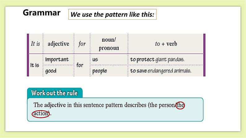 Unit 5 Save the endangered animals Period 3 Grammar 课件+导学案+教学设计07