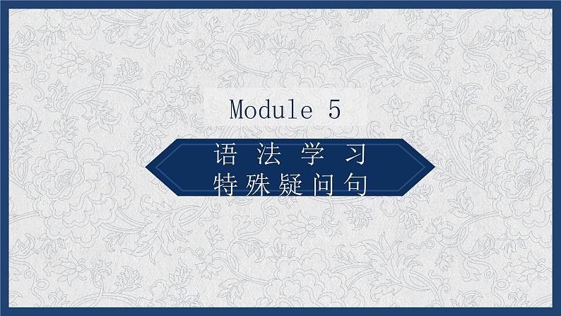 外研版英语七年级下册语法Module 5---特殊疑问句课件PPT01