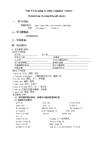 初中英语人教新目标 (Go for it) 版八年级上册Section B导学案