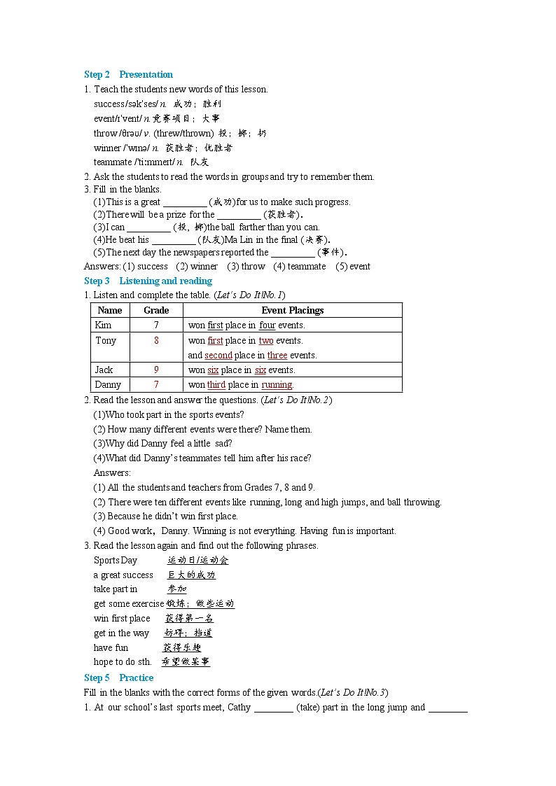Lesson 39 Danny’s Report第2页
