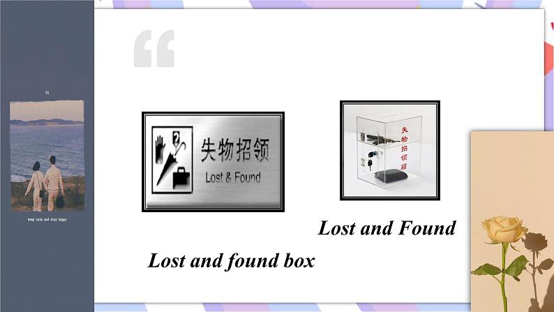 Module 1 Lost and found Unit 3 Language in use  课件06