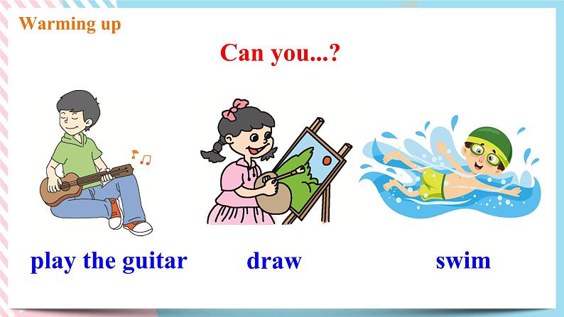 Unit 1 Can you play the guitar？SectionA (1a-2d) 课件+音视频（送教案练习）06