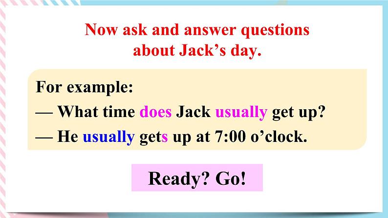 Unit 2 What time do you go to school？Section A (grammar focus-3c) 课件+音视频（送教案练习）06