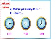 Unit 2 What time do you go to school？Section B (2a-selfcheck) 课件+音视频（送教案练习）