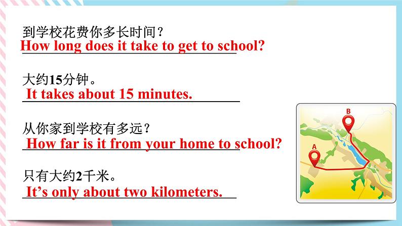 Unit 3 How to get to school？Section A (grammar focus-3c) 课件（送教案练习）08