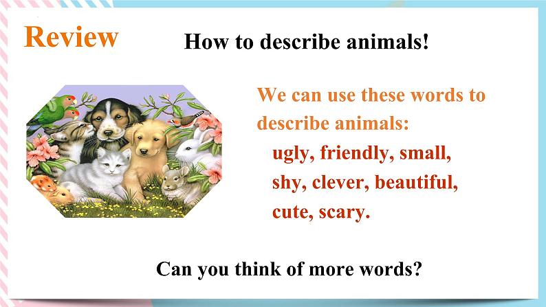 Unit 5 Why do you like pandas？SectionB (2a-selfcheck)课件+音视频（送教案练习）04