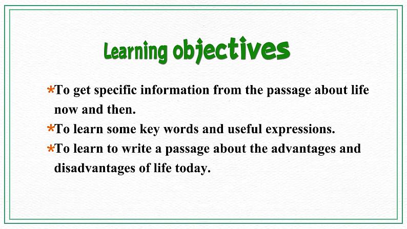 Module 3 Life now and then Unit 2 I think life is better today 课件+音频+练习03