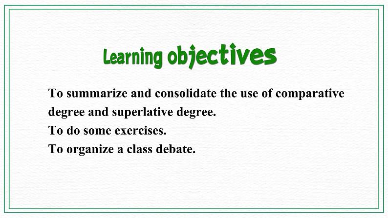 Module 3 Life now and then Unit 3 Language in use 课件+音频+练习03