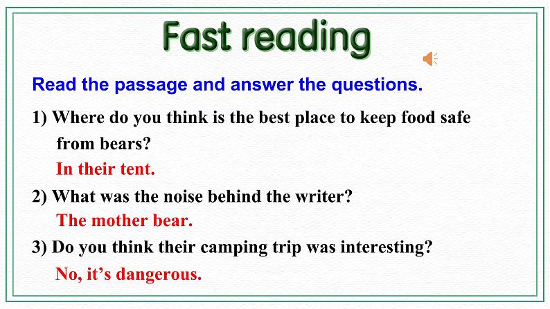 Module 4 Rules and suggestions Unit 2 we must keep the camp clean 课件+音频+练习08