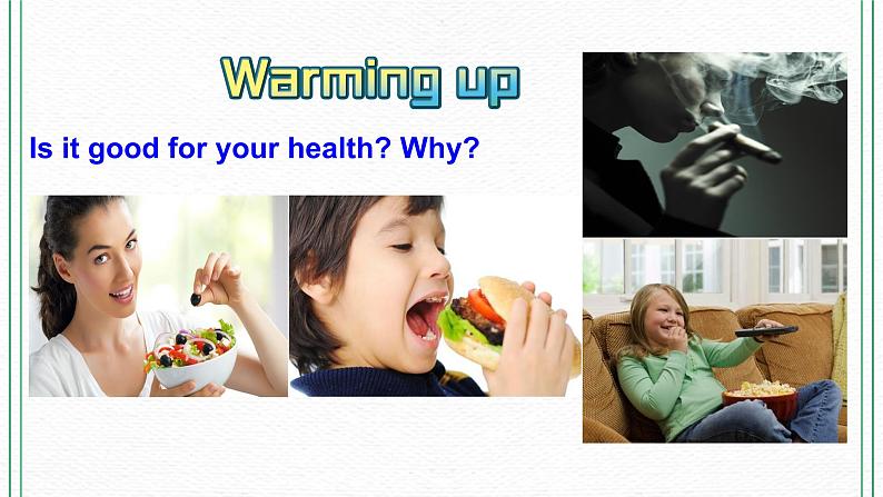 Module 5 Look after yourself Unit 3 Language in use. 课件+音频+练习03