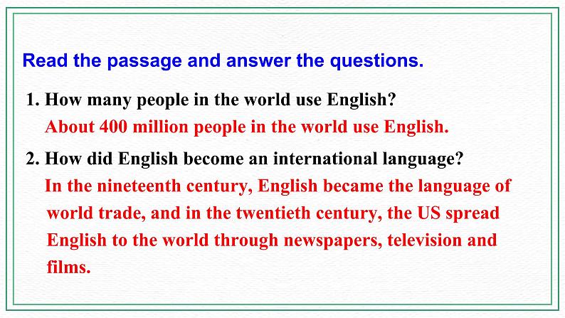 Module 7 English for you and me Unit 2 We all own English课件+练习+音频08