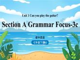 人教七下英语 Unit1第2课时（SectionA Grammar Focus-3c） PPT课件