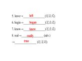 外研版七年级英语下册Module 9 Unit 1 背默本课件