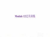 外研版七年级英语下册Module 12过关训练课件