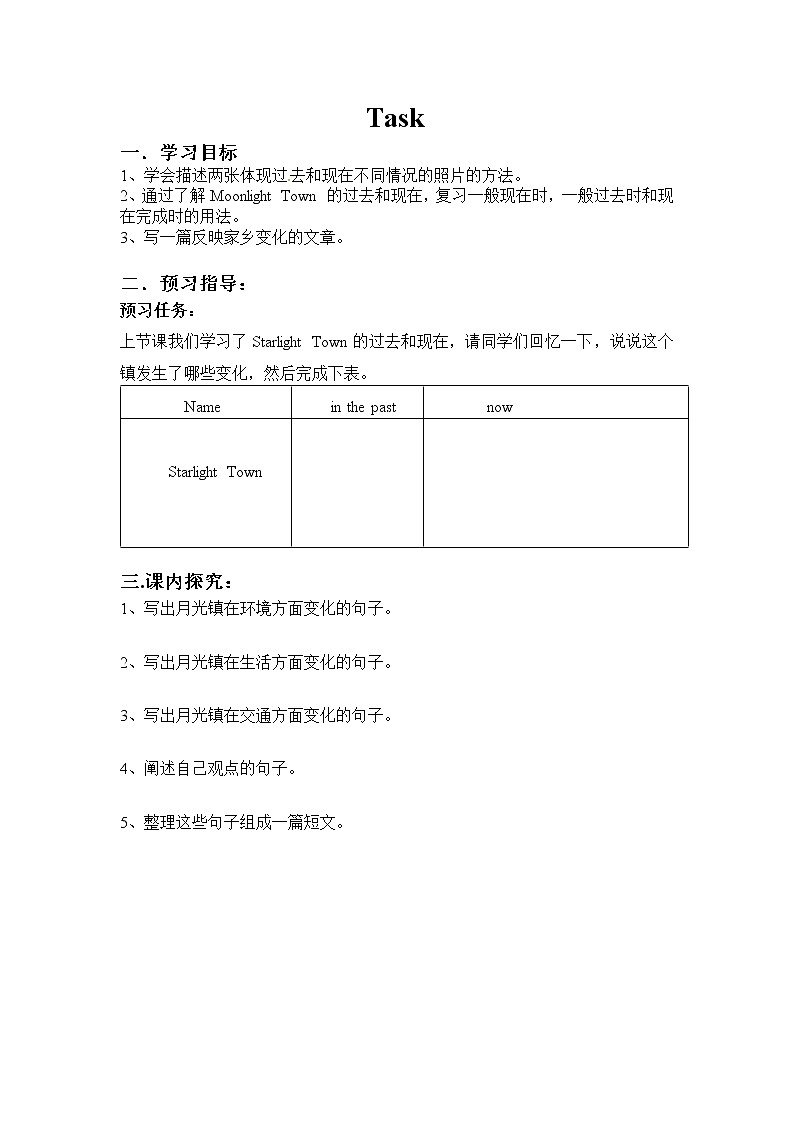 牛津译林版八B unit1 Task课件+教案+音频+导学案01