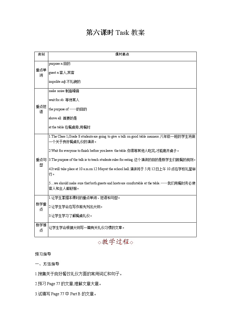 牛津译林版八B unit5 Task课件+教案+音频+导学案01