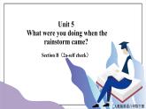 Unit5 What were you doing when the rainstorm came？ SectionB（2a-self check）課件+教案+音視頻素材