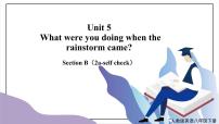 初中英语Unit 5 What were you doing when the rainstorm came?Section B完美版课件ppt