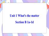 Unit 1 Section B 1a-1d 课件+素材 人教版八年级英语下册