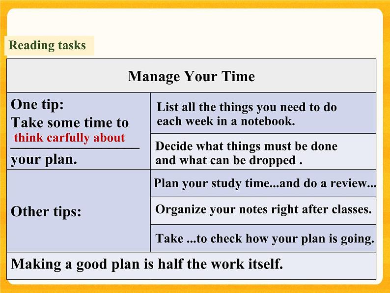 Lesson 56 Manage Your Time备课件07