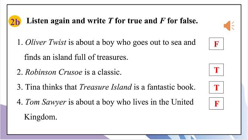 Unit8 Have you read Treasure Island yet？SectionA（2a-2d）课件+教案+音视频素材06