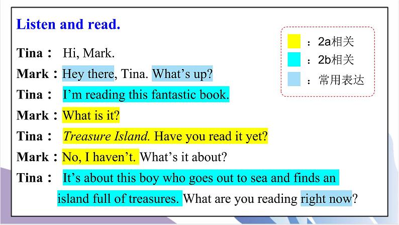 Unit8 Have you read Treasure Island yet？SectionA（2a-2d）课件+教案+音视频素材07