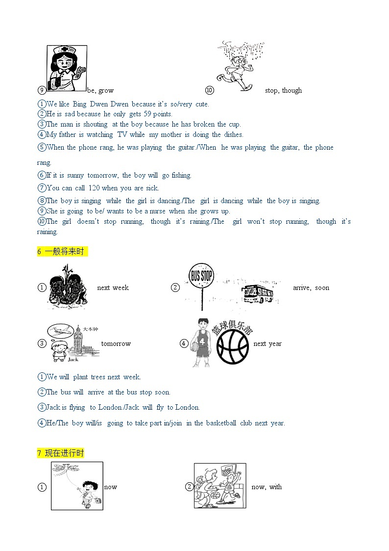 福建中考 看图写句子专题复习第3页