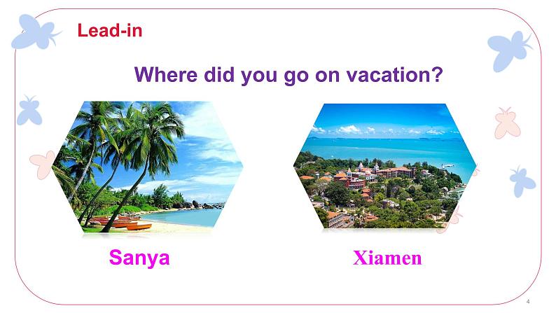 Unit 1 Where did you go on vacation Section B(3a-self-check)课件2022-2023学年人教版八年级英语上册04