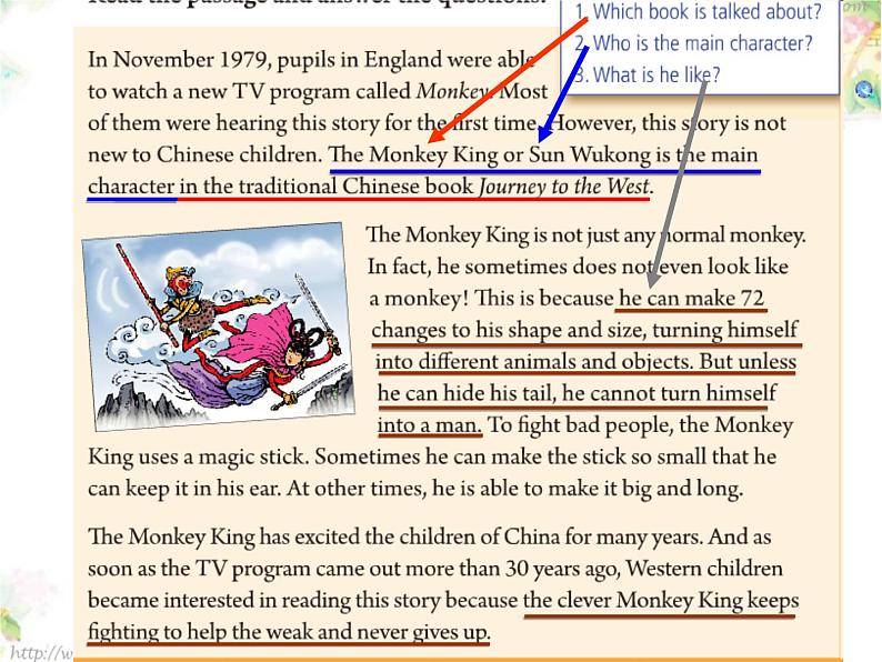 Unit 6 An old man tried to move the mountains   Section A （3a-3c）课件 2022-2023学年人教版英语八年级下册第7页