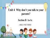 【人教版】八下英语  Unit 4  Section B  ( 1a-1e）课件+音视频