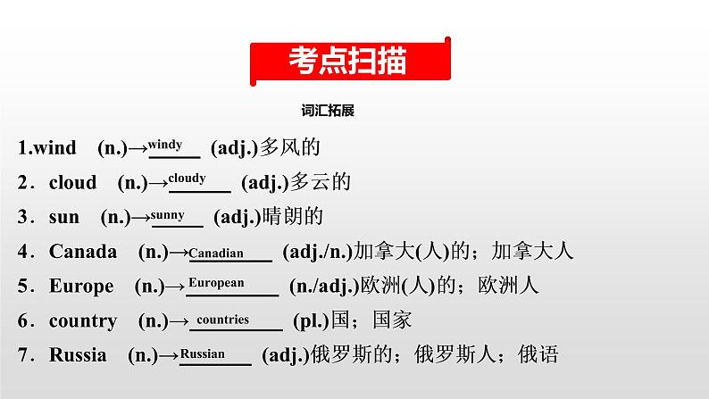 初中英语中考复习 2020届中考英语教材复习课件：七(下)　Units 7～902