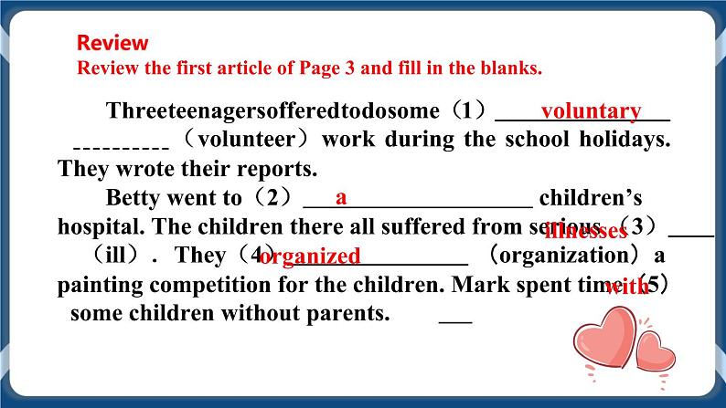 Module 1 Unit 1 Helping those in need Period 2 Reading II & listening 课件+教案+导学案+素材+同步练习03