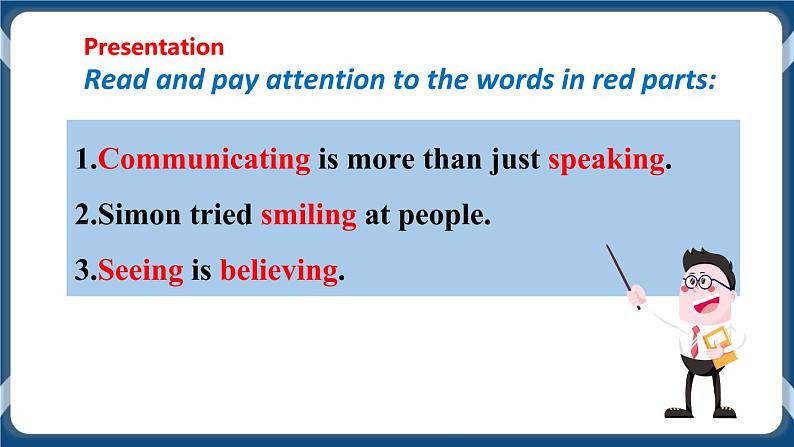 Module 1 Unit 2 Body language Period 3 Grammar 课件+教案+导学案+同步练习05