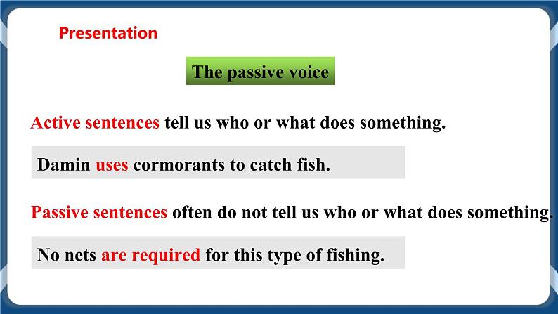 Module 2 Unit 3 Traditional skills Period 3 Grammar 课件+教案+导学案+同步练习07