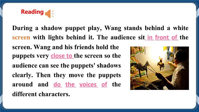 Module 2 Unit 3 Traditional skills Period 4 More practice&Culture corner 课件+教案+导学案+素材+同步练习07