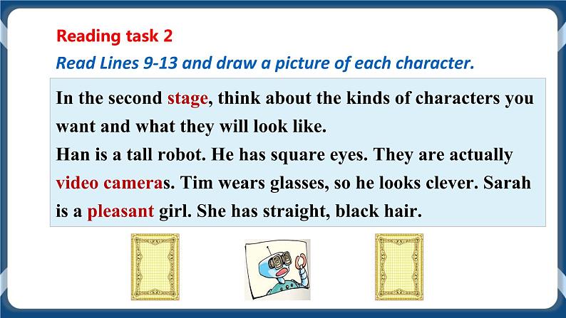 Module 2 Unit4 Cartoons and comic strips Period 2 Reading II & listening 课件+教案+导学案+同步练习07