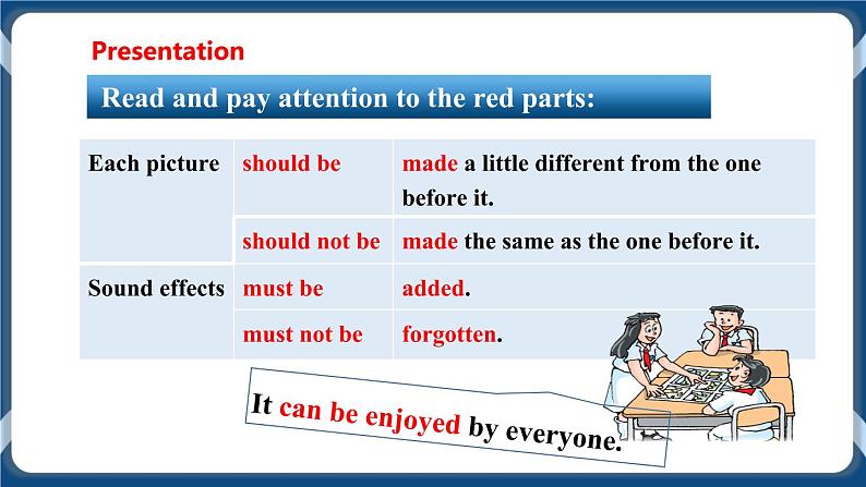 Module 2 Unit4 Cartoons and comic strips Period 3 Grammar 课件+教案+导学案+同步练习06