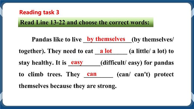 Module 3 Unit5 Save the endangered animals Period 2 Reading II & listening 课件+教案+导学案+素材+同步练习08