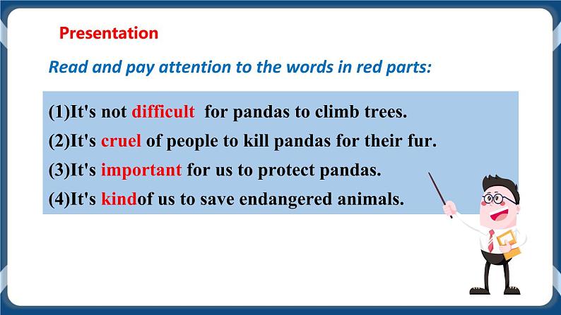 Module 3 Unit5 Save the endangered animals Period 3 Grammar课件+教案+导学案+同步练习06